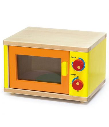 Drewniana mikrofalówka do zabawy dla dzieci Viga Toys
