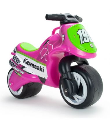 Kawasaki Różowy Motorek Biegowy Dla Dzieci INJUSA 