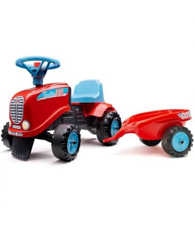 jeździk traktorek FALK z przyczepką dla dzieci