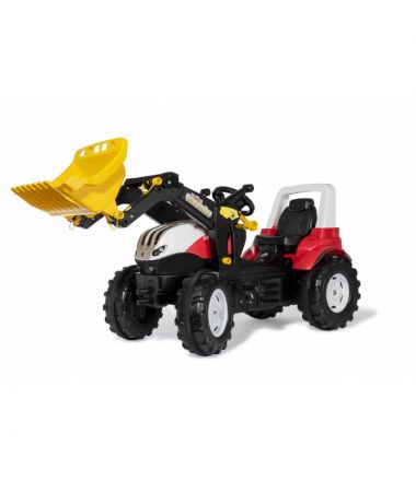 Traktor na Pedały dla dziecka z Łyżką rollyFarmtrac Steyr 6300 Terrus CVT Rolly Toys
