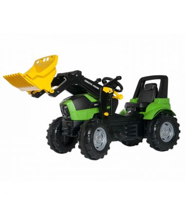 Traktor na pedały dla dziecka z łyżką RollyToys rollyFarmtrac Premium Deutz-Fahr Agrotron