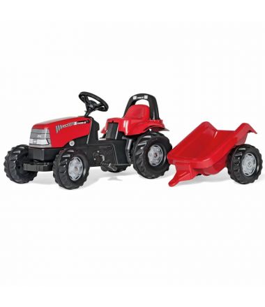 Traktor na pedały dla dziecka z przyczepką Rolly Toys Case rollyKid