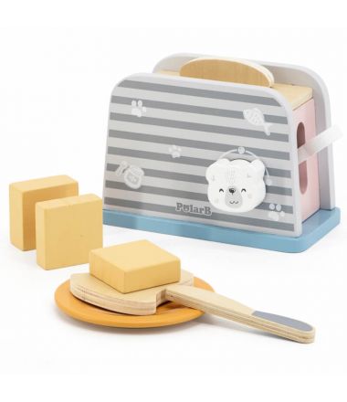Drewniany toster dla dzieci tosty kuchnia Viga Toys PolarB