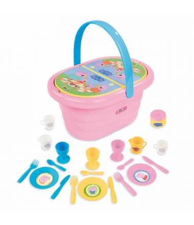 Plastikowy koszyk piknikowy z akcesoriami dla dzieci Smoby