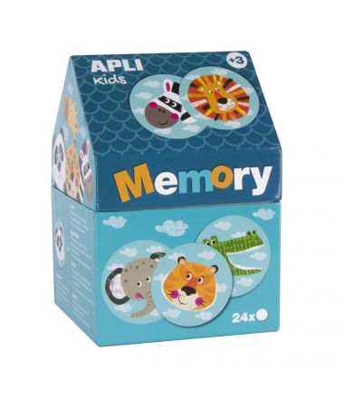 Apli Kids Memory w kartonowym domku Safari 