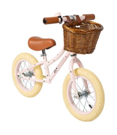 Stylowy rower biegowy Banwood bonton pink