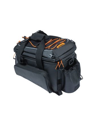 SAKWA DO ROWERU BASIL MILES TARPAULIN TRUNKBAG XL Pro, 9-36L, black orange MIK.com
