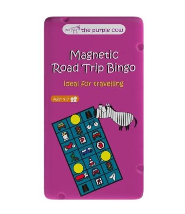 Gra magnetyczna Drogowe Bingo The Purple Cow 