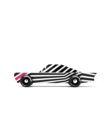 Candycar Drewniany samochód Zebra Ghost