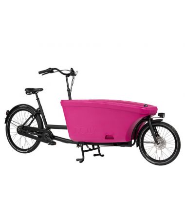 Dolly rower cargo bez napędu czarny/fuksja