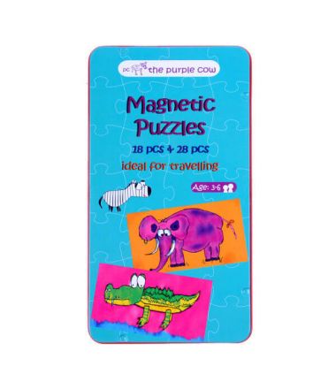 Gra magnetyczna The Purple Cow - Puzzle 