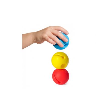 Zabawka kreatywna Mox szwajcarskiej firmy MOLUK kolor: czerwony, niebieski, żółty