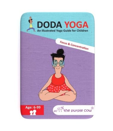 Karty do Jogi dla dzieci - Doda Yoga The Purple Cow 