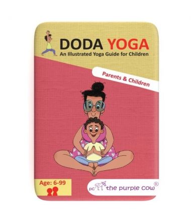 Karty do Jogi dla dzieci - Doda Yoga The Purple Cow 