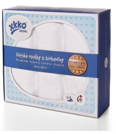 XKKO zestaw 5-pack premium organic 70x70 white 