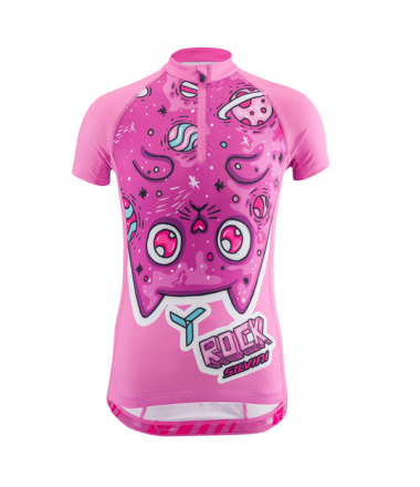 Koszulka rowerowa dziecięca Silvini SCRIVIA pink