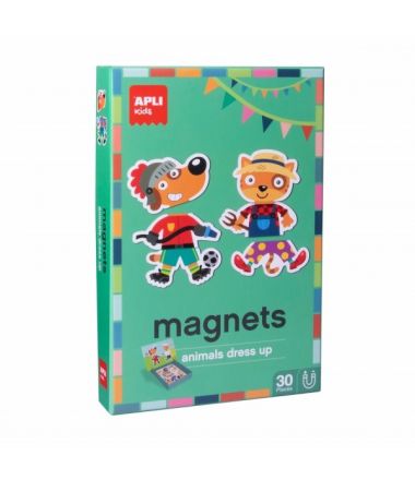Magnetyczna układanka kreatywna dla dzieci marki Apli Kids -Postacie 3+