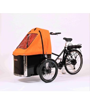 Rower Cargo Nihola Family -pomarańczowy