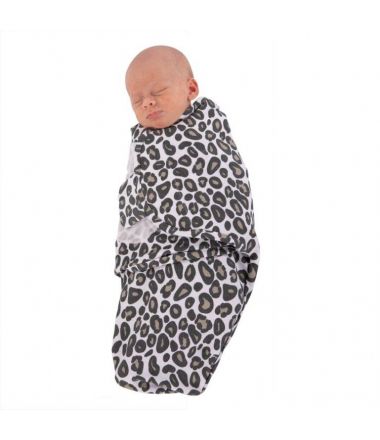 Otulacz dla niemowlaka Bo Jungle B-Wrap do 4 m-cy Leopard