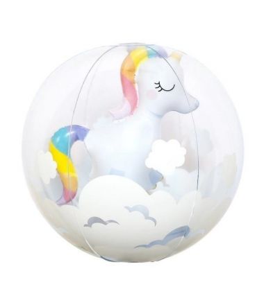 Sunnylife - Dmuchana piłka plażowa 3D -  Unicorn