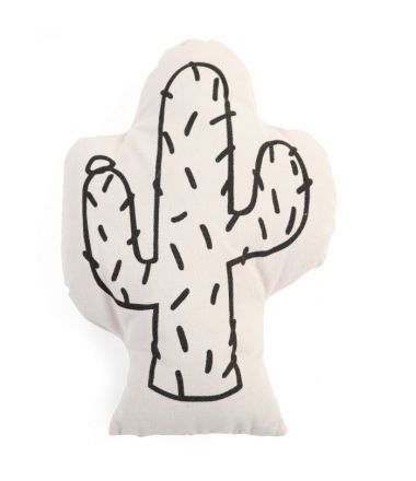 Poduszka dekoracyjna kaktus kanwas Childhome 