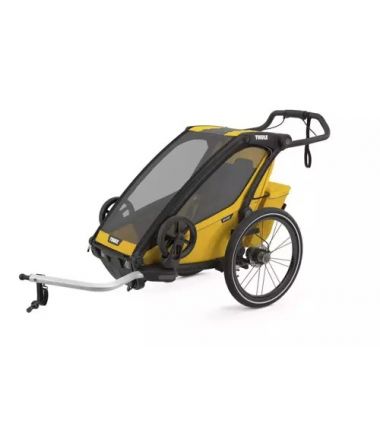 Przyczepka rowerowa dla dziecka Thule Chariot Sport 1 żółta