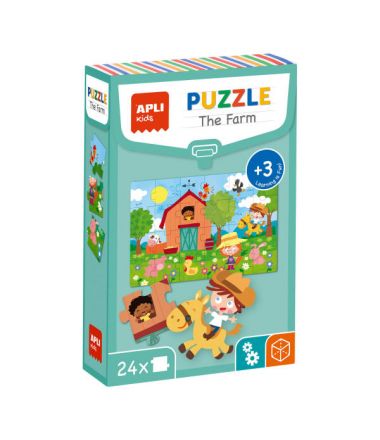 Puzzle edukacyjne dla dzieci 3+ Apli kids