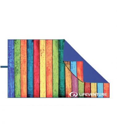 Lifeventure Ręcznik szybkoschnący Soft Fibre - Striped Planks 150x90 cm