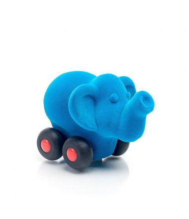 Rubbabu Słoń – pojazd sensoryczny niebieski mikro 