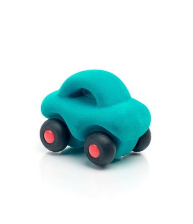 Rubbabu Samochód sensoryczny turkusowy mini 