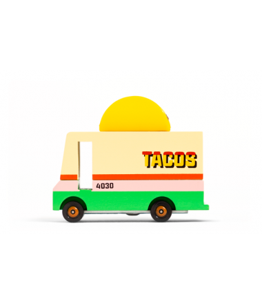 Drewniane auto dla dzieci Candylab taco Van