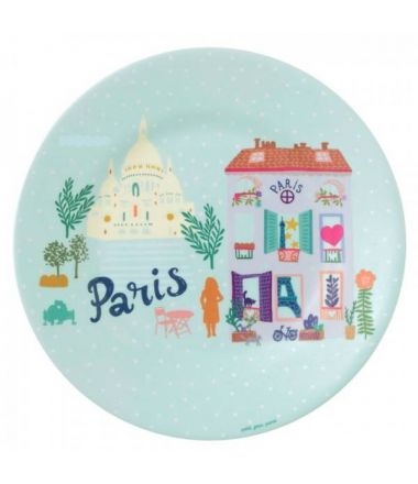Talerz deserowy Ø 20 cm Paryż Emilii Petit Jour Paris