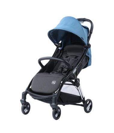 Titanium Baby Lekki wózek spacerowy Beeyu Autofolding blue 