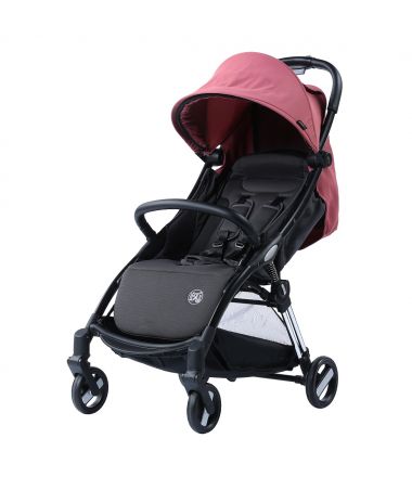 Titanium Baby Lekki wózek spacerowy Beeyu Autofolding pink