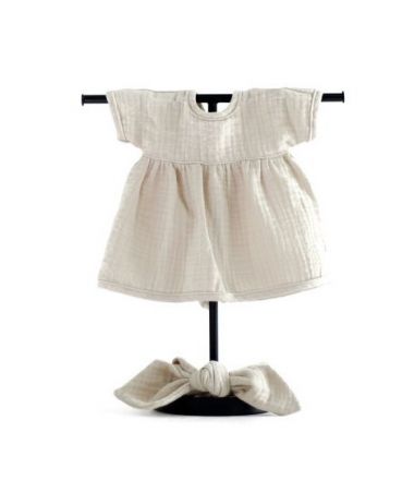 Miniland ubranko dla lalki 38 cm - muślinowa sukienka