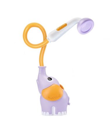 Zabawka do kąpieli Prysznic Słonik marki Yookidoo w kolorze fioletowym. Świetna zabawka już od urodzenia do 2 lat. Dziecko nie będzie chciało wyjść z kąpieli !