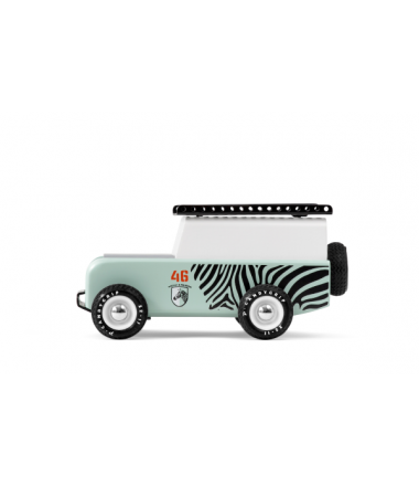 Drewniane auto dla dzieci Candylab Drifter Zebra
