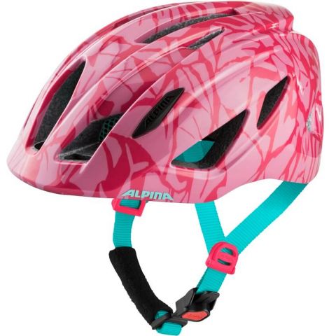 kask rowerowy na dziewczynki alpina pico różowy