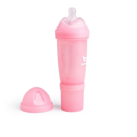 Herobility butelka dla niemowląt 240 ml różowa
