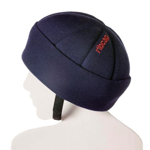 czapka ochronna Ribcap model Dylan grantowy 