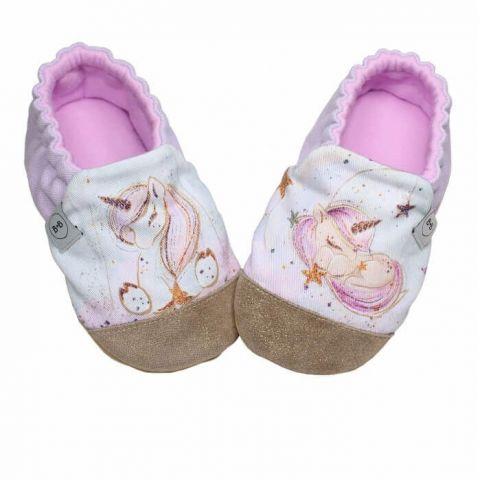 Baby Bisous Slippers Sweet Unicorn