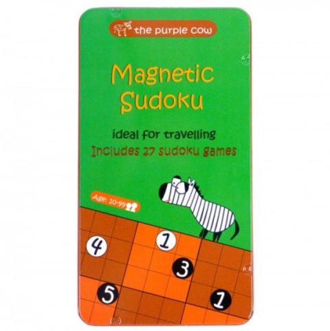 Podróżna gra magnetyczna dla dzieci The Purple Cow - sudoku